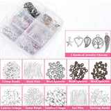 Jewelry Making Supplies, Cridoz Jewelry Making Tools Kit with Jewelry Pliers, Beading Wire, Jewelry Beads and Charms Findings for Jewelry Necklace Earring Bracelet Making Repair