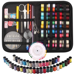 STURME Sewing KIT 40 Colors Threads Hand DIY Sewing Kits for Travel Home Emergency and Easy to Use for Adults Beginners-136PCS
