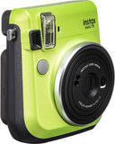 Fujifilm Instax Mini 70 - Instant Film Camera (Kiwi Green) and Instax Mini Rainbow Film Value Pack - 10 Images