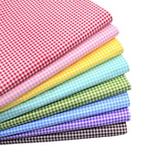 iNee Gingham Fat Quarters Fabric Bundles, Quilting Fabric for Sewing Crafting, 18 x 22 inches, (Gingham)