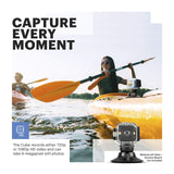 Polaroid Cube Act II - HD 1080p Mountable Weather-Resistant Lifestyle Action Video Camera & 6MP Still Camera w/Image Stabilization, Sound Recording, Low Light Capability & Other Updated Features