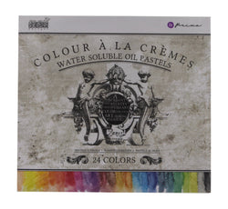Prima Marketing Water Soluble Oil Pastel Assorted Color Crayons (Box of 24)