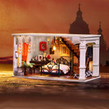 Rolife DIY Dollhouse Miniatures with Furniture Paris Midnight