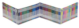 ECR4Kids GelWriter Gel Pens Set Premium Multicolor in Folding Case (100-Count)