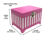 Musical Ballerina Jewelry Box - Pink