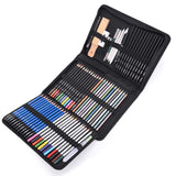 Mxculior 71-Piece Art Supplies -Sketch Set,Painting,Coloring and Drawing Pencils Set with Extra Art Kits for Children, Adults and Artists