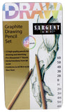 Sargent Art 22-7283 12 Piece Graphite Drawing Pencil Set in Tin Case