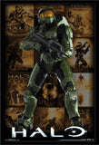 Trends International Halo - Game Key Art Grid Wall Poster, 22.375" x 34", Black Framed Version