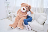 IKASA Giant Teddy Bear Plush Toy Stuffed Animals 6.5 Foot (Brown, 78 inches)