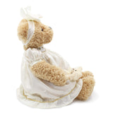 Oitscute Teddy Bears Baby Cute Soft Plush Stuffed Animal Toy for Girl Women 16" (Brown Bear Wearing White Sleepwear)