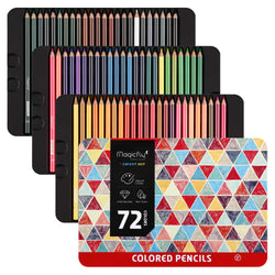 Magicfly 72 Colored Pencils Set, Soft Wax-Based Cores, Ideal for Drawing Art, Sketching, Shading & Coloring