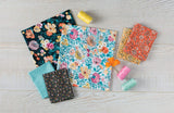 Connecting Threads Print Collection Precut Quilting Fabric Bundle 5" Charm Squares (Cascade Meadow)