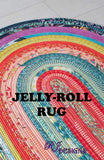 R.J. Designs RJD100 Jelly Roll Rug Pattern, Original Version