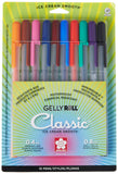 Sakura 37460 GELLY ROLL MED POINT 10PK.SET AST.CLRS, Medium, Multicolor