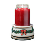 San Francisco Music Box Factory Holiday Treasures Musical Jar Candle Holder Music Box