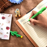 30 Pieces Cactus Shaped Rollerball Pens Cactus Gel Ink Pens Writing Pen for Office School Home Writing Gift Supplies