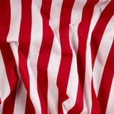 Richland Textiles 1 in. Stripe Red/White Fabric By The Yard