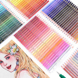 120 Watercolor Pencils - Premium Soft Core 120 Unique Colors No Duplicates Pre-sharpened Color Pencil Set for Adult Coloring Books, Artist Drawing, Sketching, Crafting