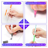 Unique Outline Markers | Journaling Pen| Design Your Own Cards with These Double Line Outline Pen |Excellent Double Line Pen | 8 Colors Outline Pen | Double Outliner Pens | Fluorescent Glitter Pen