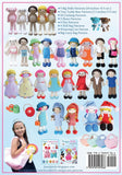 Dress Up Dolls Amigurumi Crochet Patterns: 5 big dolls with clothes, shoes, accessories, tiny bear and big carry bag patterns (Sayjai's Amigurumi Crochet Patterns) (Volume 3)