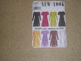 New Look Sewing Pattern 6567 Misses Dresses, Size A (6-8-10-12-14-16)