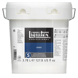 Liquitex White Gesso - 3.78L (gallon/128 oz)