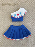 Petite Marie Japan for 1/4 Doll 16 inch 16" 40cm SD DD BJD Cute Cheer Outfit Blue USA American Girl