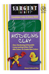 Sargent Art 22-4066 1-Pound Solid Color Modeling Clay, Green