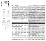VOGUE PATTERNS V2979 Misses'/Misses' Petite Dress and Sash, Size D (12-14-16)
