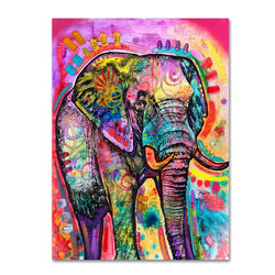 Elephant by Dean Russo, 24x32-Inch Canvas Wall Art