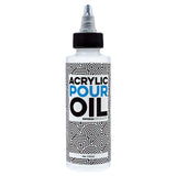 Acrylic Pouring Oil - 100% Silicone - Ideal Silicone Lubricant for Art Applications - Large 4 Ounces (Includes Pipette) - Made in The USA