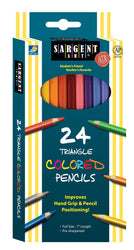 Sargent Art 22-7207 Triangle Colored Pencils, 24 Count