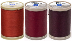 3-Pack - Coats & Clark - Dual Duty XP Heavy Weight Thread - 3 Color Bundle - (Red + Barberry Red + Maroon) 125yds Each