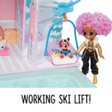 L.O.L. Surprise! Winter Disco Chalet Wooden Doll House with Exclusive Family & 95+ Surprises