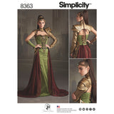 Simplicity 8363 Women's Fantasy Elf Ranger Halloween and Cosplay Costume Sewing Pattern, Sizes 14-22