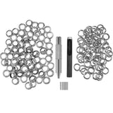 Pangda Grommet Tool Kit, Grommet Setting Tool and 100 Sets Grommets Eyelets with Storage Box (1/2 Inch Inside Diameter)