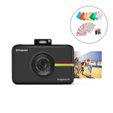 Polaroid Snap Touch Instant Digital Camera (Black) with 20 Sheets Zink Paper.