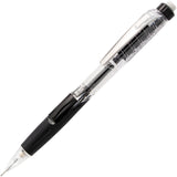 Pentel Twist Erase CLICK Mechanical Pencil, Pack of 12, 0.5mm, Clear Barrel, Black Grip (PD275TA)
