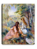 DECORARTS "in The Meadow" Pierre-Auguste Renoir Giclee Prints Framed Art for Wall Decor. Framed Size: 30x26