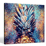 Sea Charm - Fashion Wall Art,Glamour Pineapple Shine Picture Wall Art Print Girl Room Decoration,Modern Canvas Artwork,Gallery Wrapped,Ready to Hang