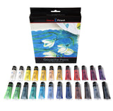 Gouache Paint Set - 24x18mL Non-toxic Professional Quality Paint Set for Student, Professional, Beginner or Hobby Painters - opaque vivid colors which dry to a matt, easy to cleanup, fast-drying, safe