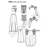 Simplicity 8363 Women's Fantasy Elf Ranger Halloween and Cosplay Costume Sewing Pattern, Sizes 14-22