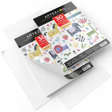 Arteza 9X12" Kids Watercolor Pad, Pack of 2, 60 Sheets (135lb/200gsm), Glue Bound Watercolor Paper, 30 Sheets Each, Durable Acid Free Watercolor Paper, Ideal for Watercolor Techniques and Mixed Media