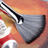Watercolor Paint Brushes (15pcs White Birch Wooden/Bi-Color Nylon)