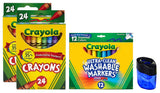 Crayola Washable Markers, Broad Line (Markers + Crayons)