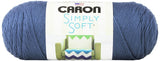 Caron Simply Soft Solids Yarn (4) Medium Gauge 100% Acrylic - 6 oz -  Country Blue  -  Machine Wash & Dry