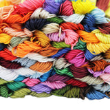 ATDAWN Rainbow Color Embroidery Thread,Cross Stitch Threads, Bracelets Floss, Crafts Floss (150)