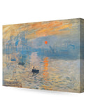 DECORARTS - Impression Sunrise, Claude Monet Art Reproduction. Giclee Canvas Prints Wall Art for Home Decor 20x16