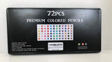 Freedom Products-72 Colored Pencils Set in Storage Tin with Sharpener, Professional Results from Our New and Improved Premium Lead with Vibrant Colors, for Kids to Professional Artists.