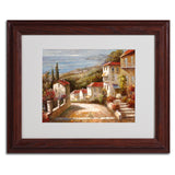 Home in Tuscany by Joval Canvas Artwork in Wood Frame, 11 by 14-Inch